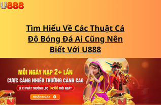 Tìm Hiểu Về Các Thuật Cá Độ Bóng Đá Ai Cũng Nên Biết Với U888